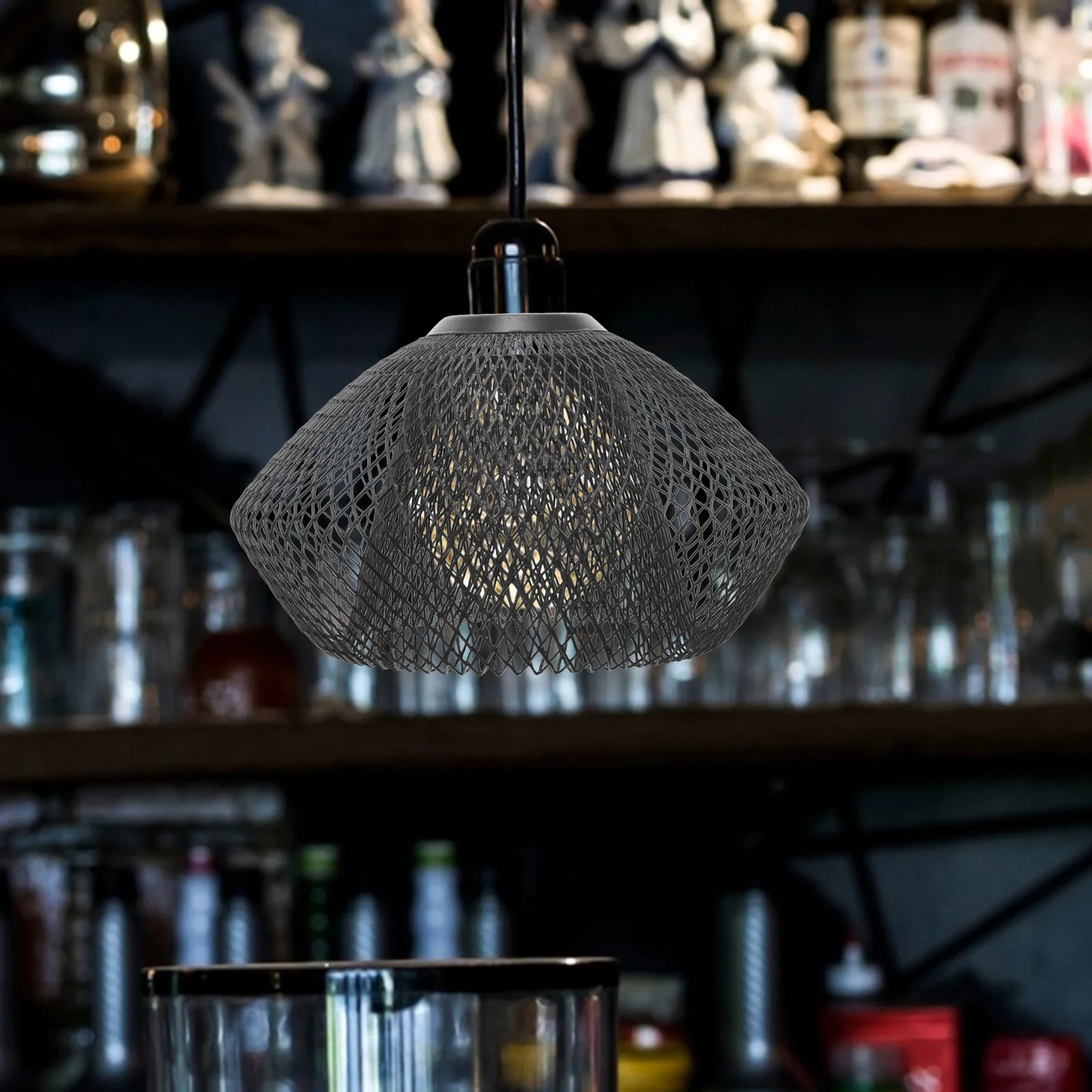

Hollow Out Metal Lampshade for Hanging Lamp Pendant Light Fixture Iron Shade Replacement Decorative Light Cover for Home Hotel