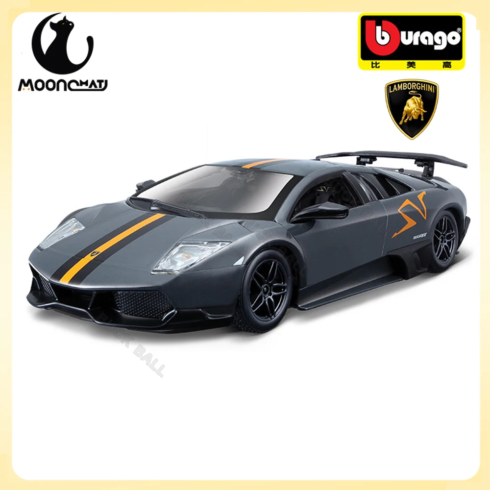 Bburago 1:24 Lamborghini LP670-4 SV Model Super Alloy Car Die Cast Sports Car Collection Toy Luxury Vehicle Boy Birthday Gift