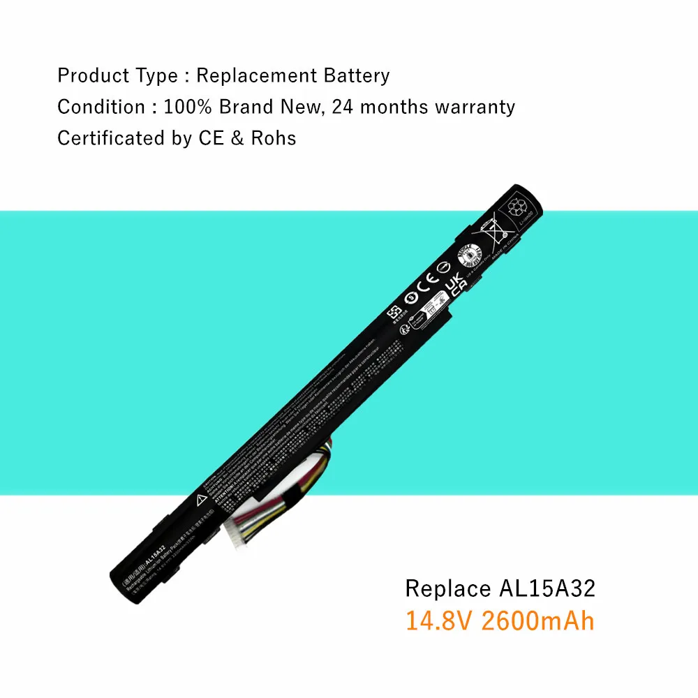 Laptop Battery For Acer Aspire E5-422 E5-422G E5-472 E5-472G E5-473 E5-473G E5-522 E5-522G E5-532 E5-532G E5-532T E5-573 AL15A32
