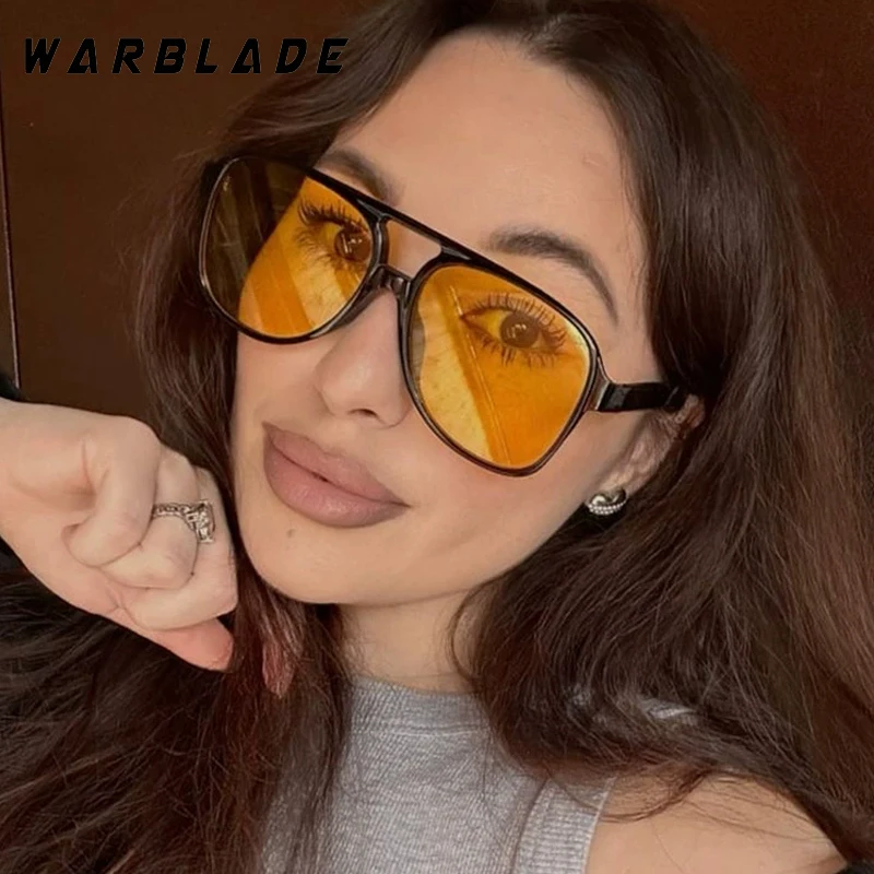 

Vintage Pilot Sunglasses Men Women Big Oversized Frame 2025 Luxury Sun Glasses Outdoors Travel Shades UV400 Gafas De Sol Mujer