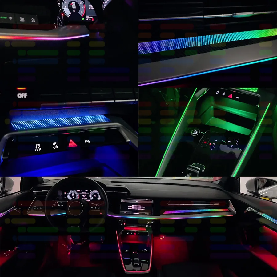 For Toyota COROLLA CROSS/Frontlander 2022-2025 APP Control Ambient Light Dashboard Decorative LED Atmosphere Lamp