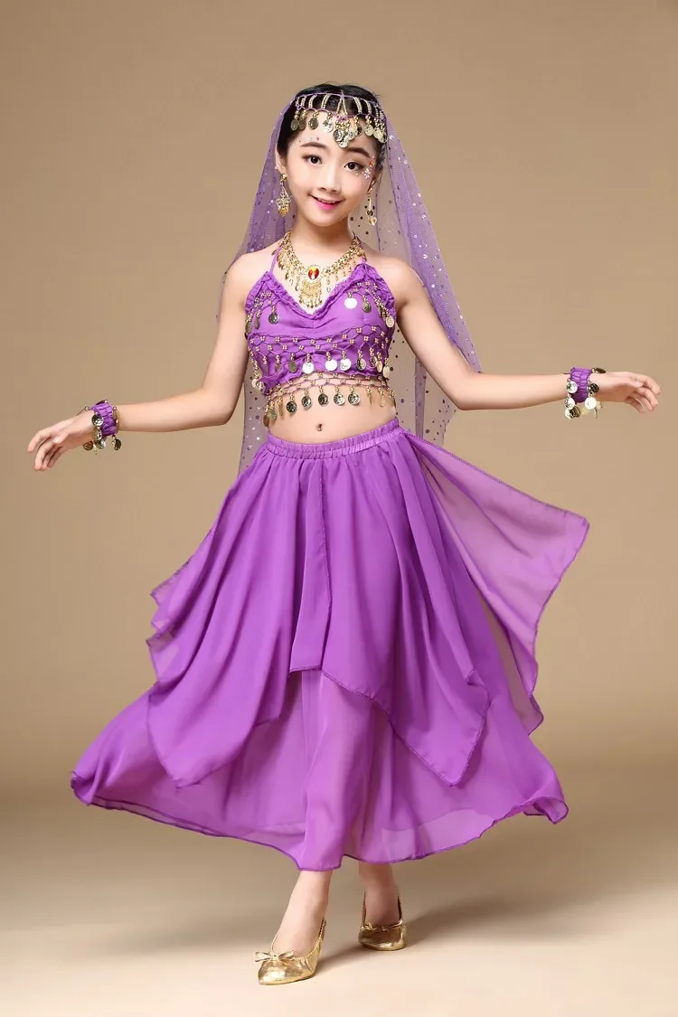 

Kids Belly Dance Costumes Set Oriental Dance Costumes Bellydance Set Girls Egyptian Bollywood Indian Kids Belly Dancing Clothing