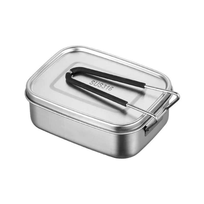 

LTT stainless steel bento box office worker canteen lunch box with lid