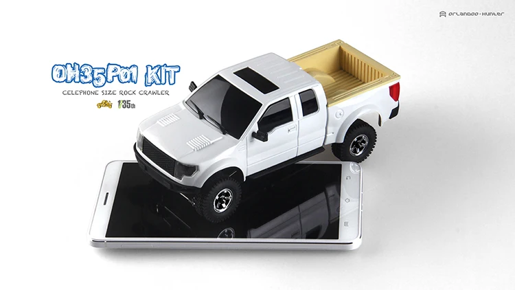 Orlandoo Hunter Rc Crawler Raptor Pickup Truck For Ford P01 F150 Assembled Model 1/35 Kit  Diy Parts