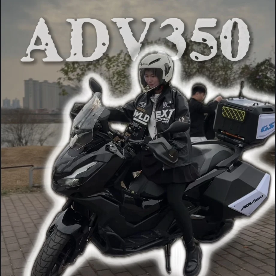 Custom ADV350 Large Capacity Side Box Waterproof Shockproof Motorcycle Travel Luggage Side Bag