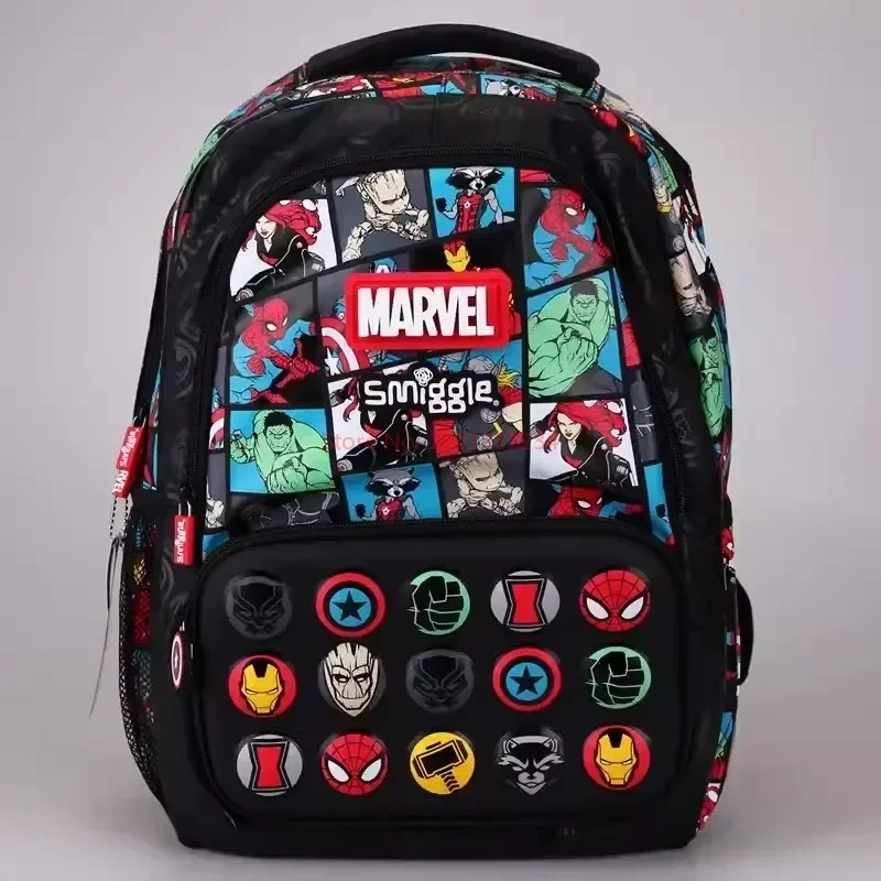 

Genuine Australia Smiggle Elementary School Children Backpack Schoolbag Boy Marvel Large Capacity Cartoon Shaped Bag Pencil Case