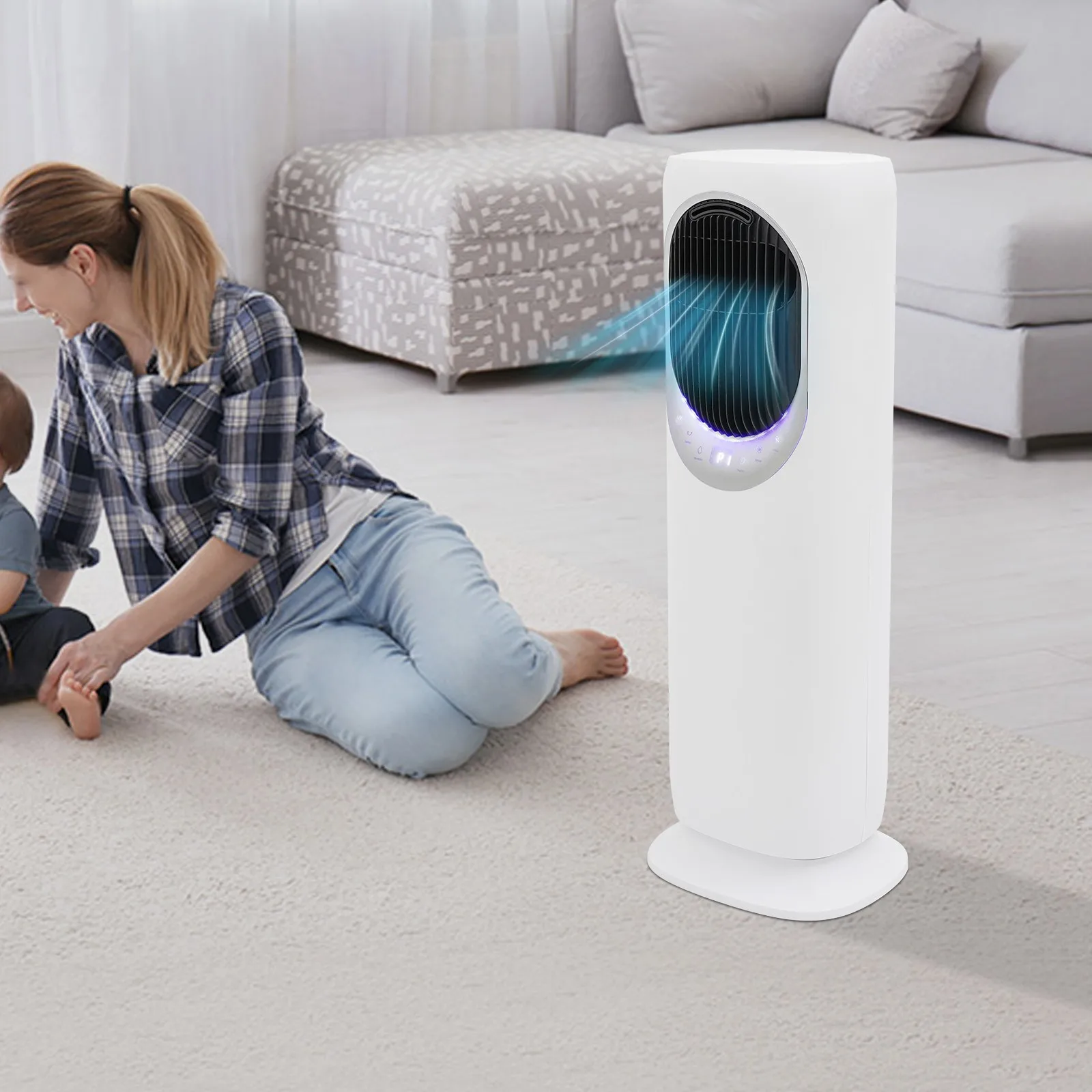 

Многофункциональный кондиционер-вентилятор: напольный вентилятор и обогреватель в одном устройстве