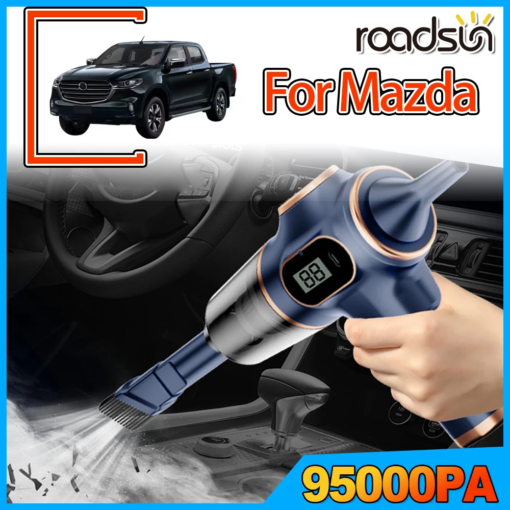 Roadsun 95000PA Portable Small Vacuum Cleaner For Mazda 2 3 5 6 Atenza CX-5 CX-7 CX-9 (TB) MX-5Familia Premacy New Mazda6 Sports