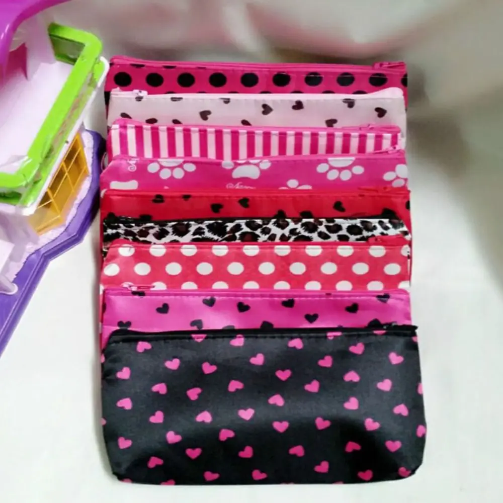 Heart Pattern Makeup Bag Large-Capacity Multi-Functional Cosmetics Storage Box Space Saving Professional