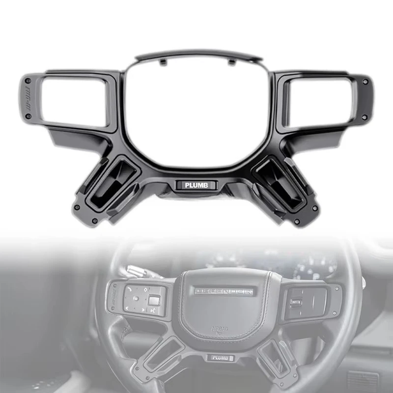 New Design Car Interior Accessories Steering Wheel Cover Aluminum Alloy Steering Wheel Frame For Land Rover Defender Accessories