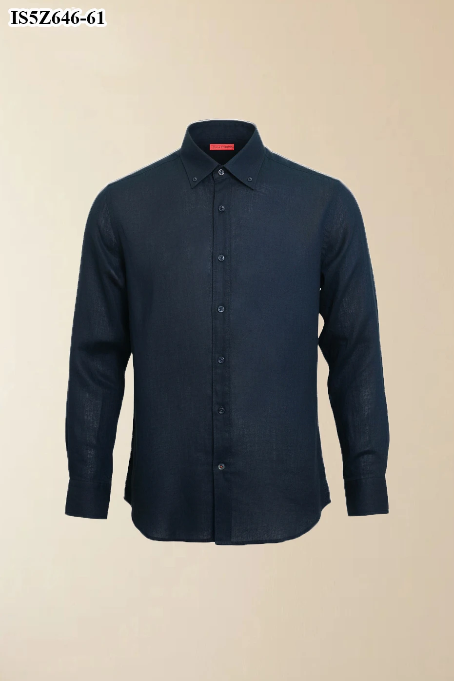 

OECHSLI Shirt Linen men 2026 New fashion breathable embroidery comfortable long sleeves straight work quality Big size M-4XL