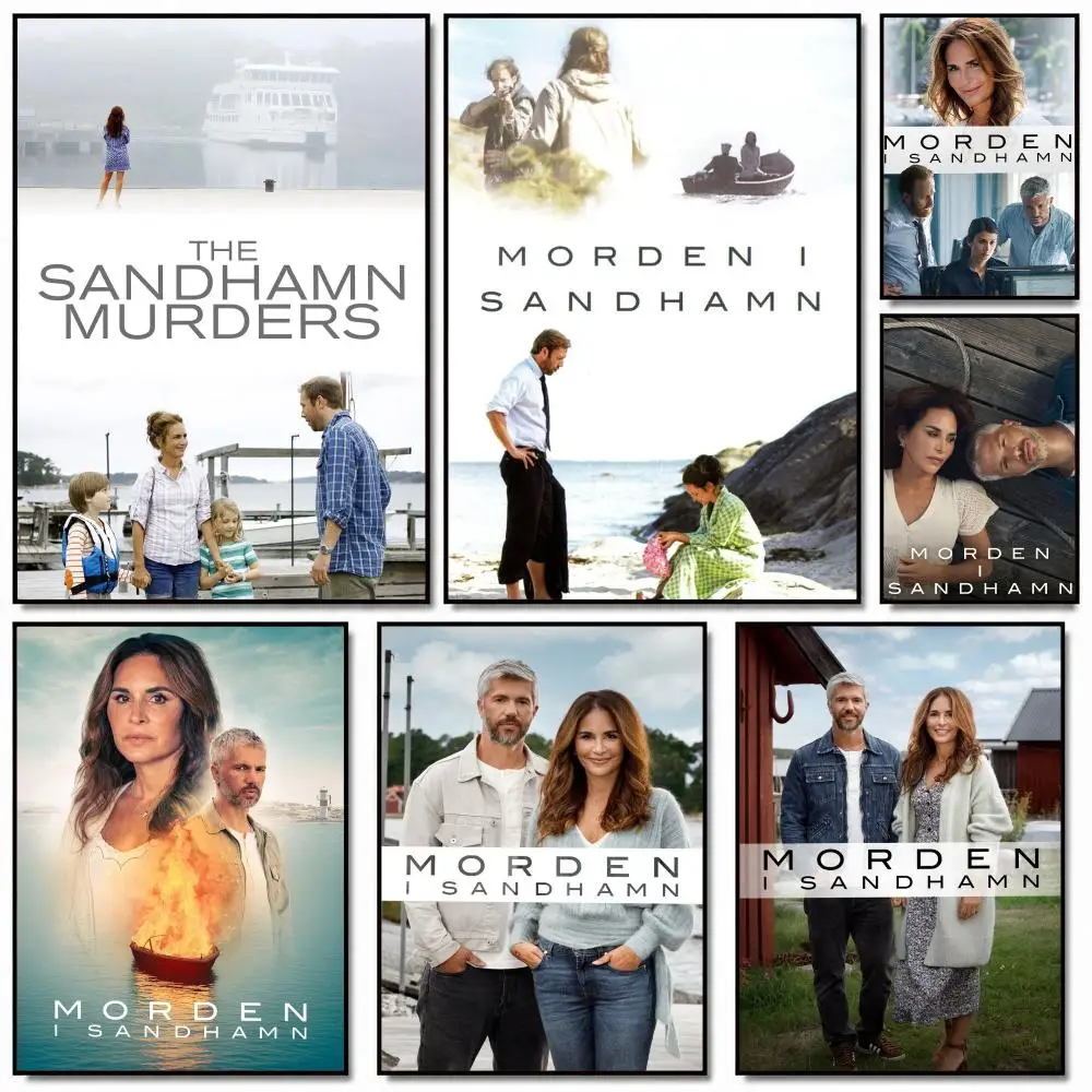 tv series T-The Sandhamn Murders-S Poster Removable Wall Sticker for Home Cafe Bar Office Interior Decor