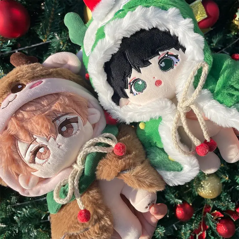 20cm Cotton Doll Normal Body Christmas Series Cloak Clothes(Clothes only)