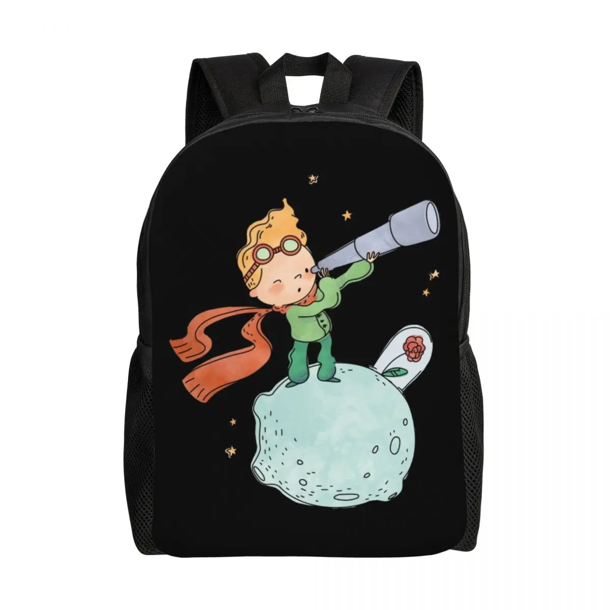 The Little Prince Backpack Women Men School College Student Bookbag Fits 15 Inch Laptop Le Petit Prince French Fairy Tale Bags