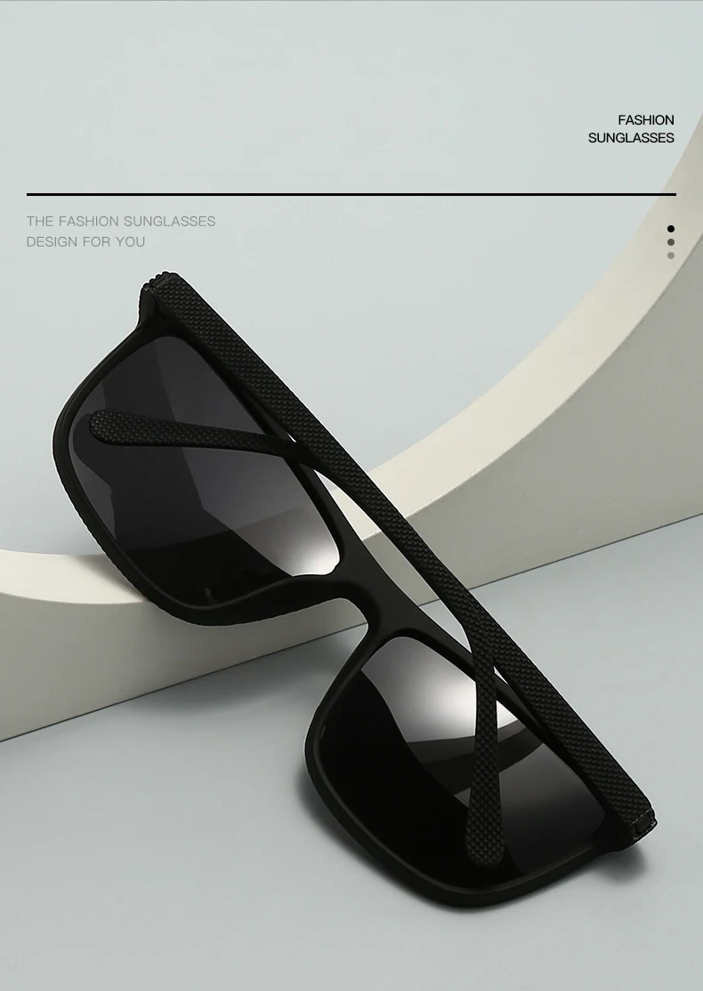 Polarisierte Sonnenbrille für Herren, Fahrer, Fahren, quadratisch, Fahren, Outdoor-Sonnenbrille, Sport-Sonnenbrille 3237 – Detail 3