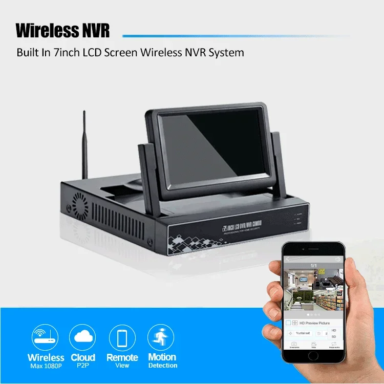 PIRスマート人型検知CCTV IPカメラ音声ビデオ録画セットウルトラHD H.265 POE NVR CCTVセキュリティシステムキット