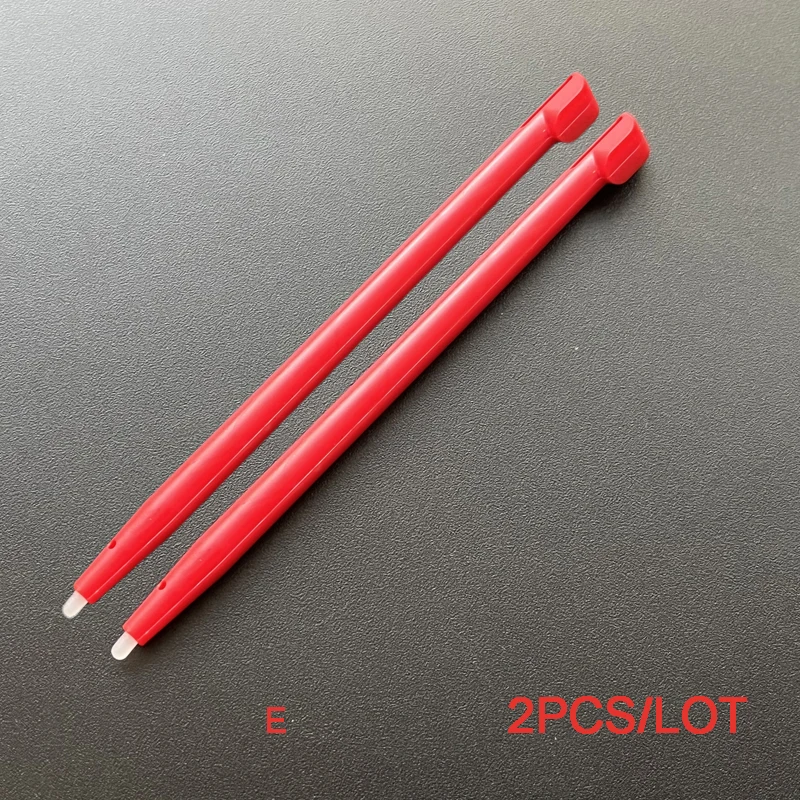 Yuxi 2DS สำหรับ NDSL ปากกาหน้าจอสัมผัส, 2ชิ้นสำหรับคอนโซลเกมปากกาพลาสติกทนทานต่อการสัมผัสปากกาเขียนด้วยลายมือปากกาหน้าจอ