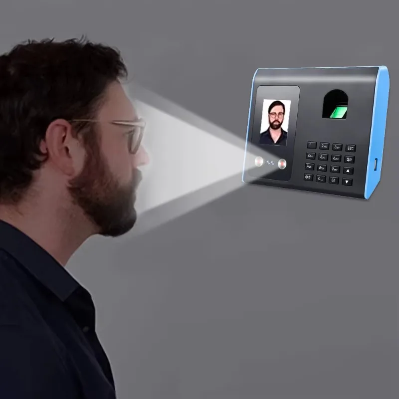 Attendance Machine Fingerprint Communicating Employee Management Recognition Biometric Measurement-Face Recognition