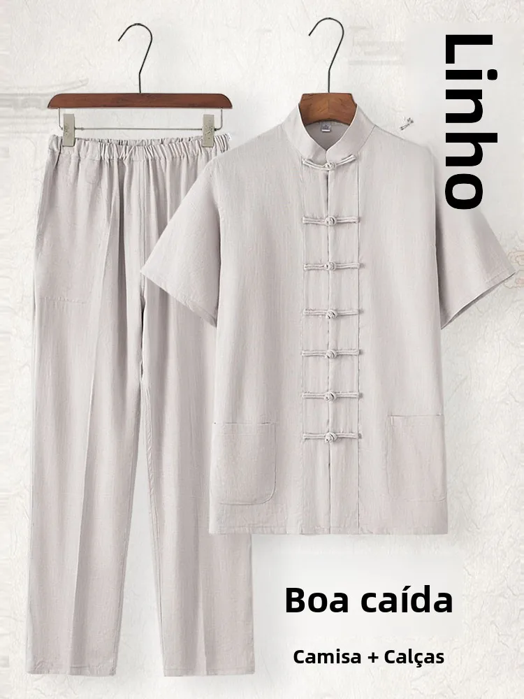 men's-summer-short-sleeve-cotton-linen-set-dad-casual-wear-grandpa-chinese-style-robe-middle-aged-comfortable-breathable