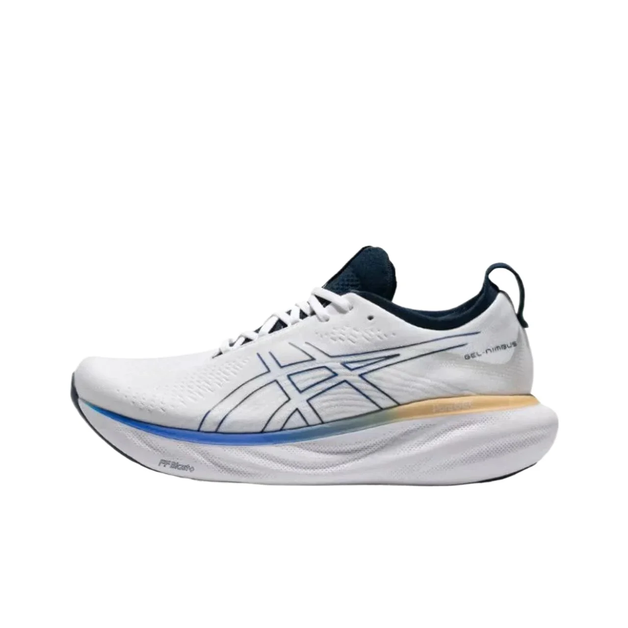 Original Asics Nimbus 25 รองเท้าวิ่งผู้ชายเบาะเสถียรภาพ Asics กีฬารองเท้ารองเท้าผ้าใบ Unisex