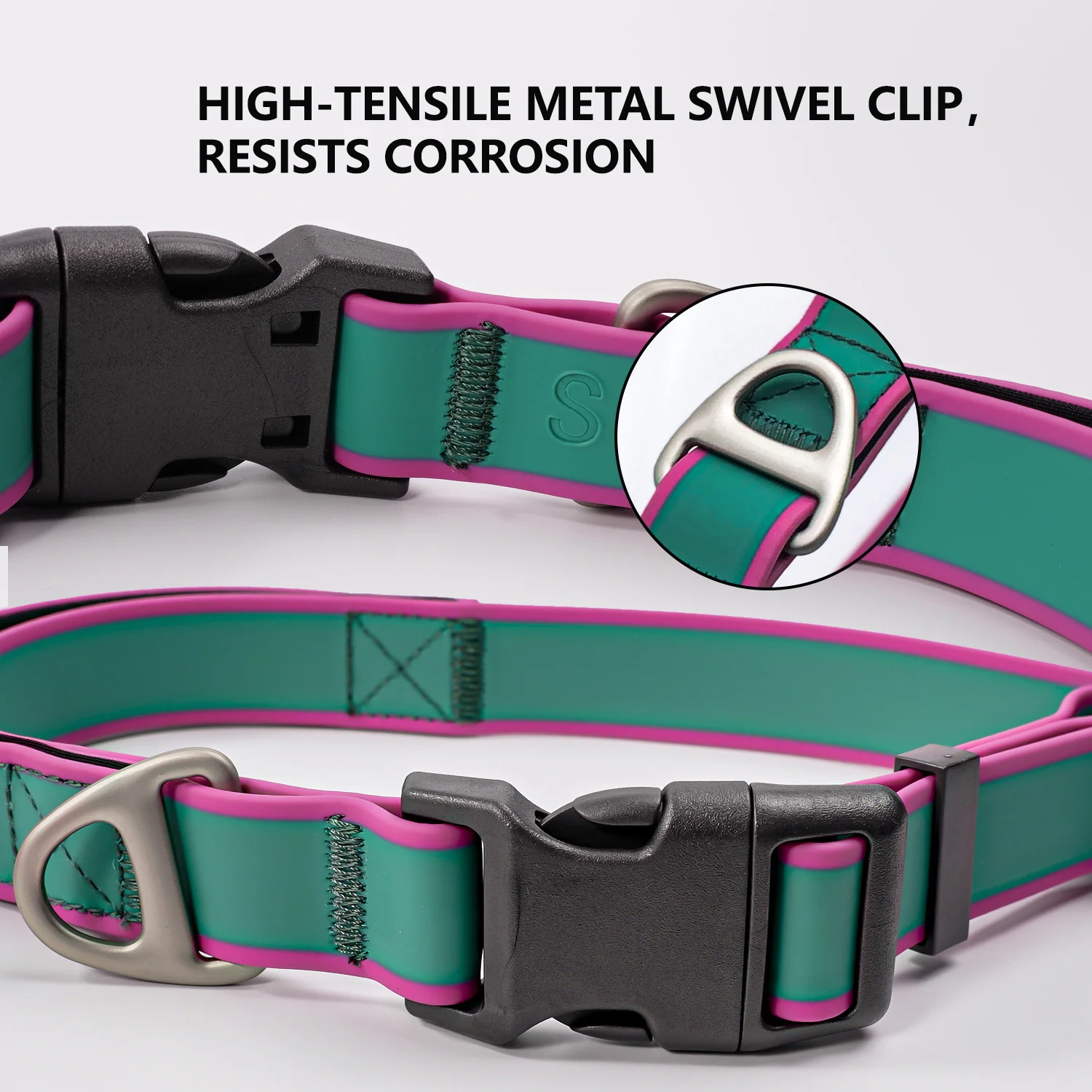 Collier pour chien réglable et imperméable avec boucle rapide_voghion.com