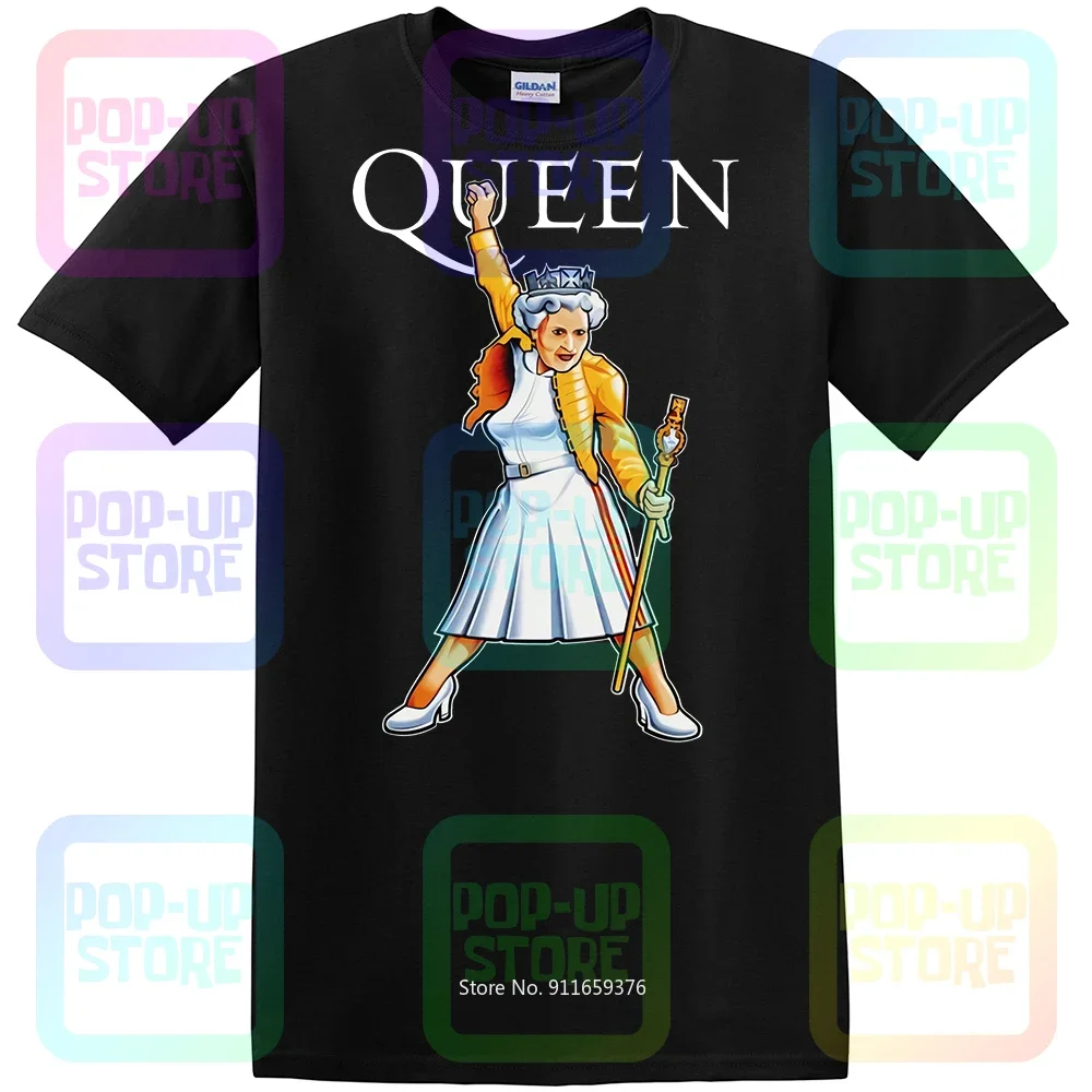 Queen Elizabeth It'S A Kind Of Monarch Freddie Mercury Funny Shirt T-shirt Tee Unisex Size:S-3XL