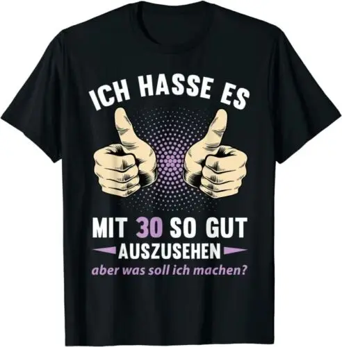 Neu 30. Geburtstag Mann Frau Jahrgang 1991 30 Jahre Premium Geschenk T-Shirt