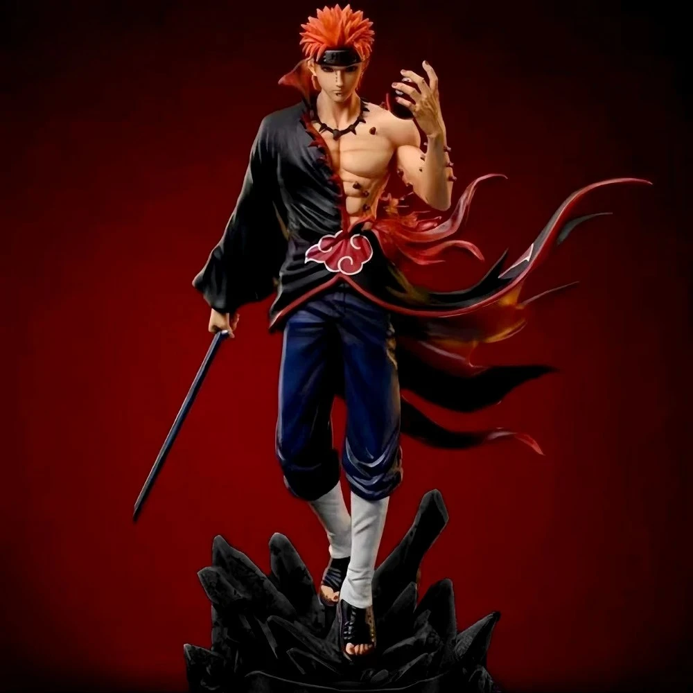 22,5cm/8,86 Zoll Anime-Figur Pain Actionfiguren PVC-Statue Desktop-Ornament Sammlermodell Spielzeug Geschenke