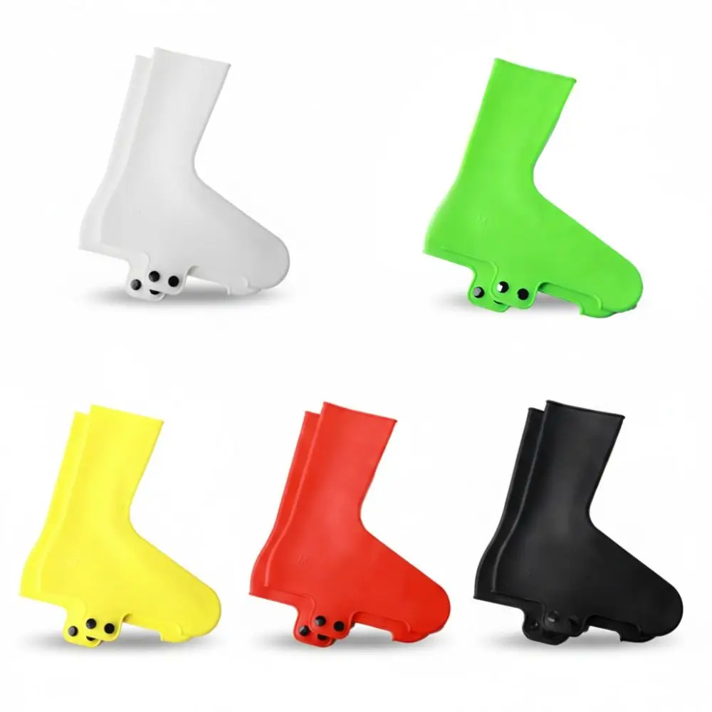 Silicone Road Cycling Shoe Covers High Elastic Waterproof Cycling Overshoes Windproof Warm Bike Shoes Covers Road Bicycle view 2