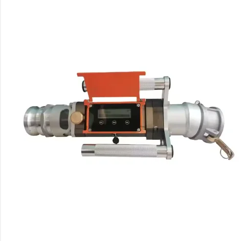 Factory Priced Portable Gravity Unloading Flowmeter New for Fuel Station Aluminium 220v Working Voltage Optimal for Oil Usage