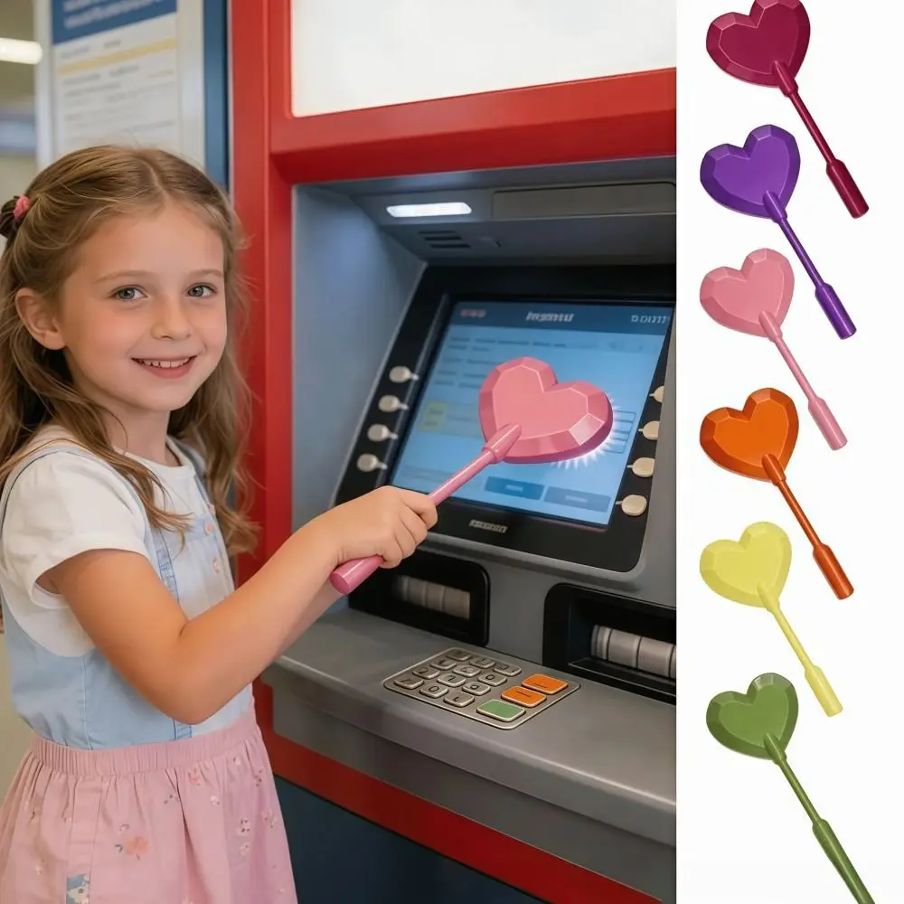Heart Design Magical Tap To Pay Wand Convenient Checkout Credit Card Holder Contactless Payment Card Holder 3D Printed