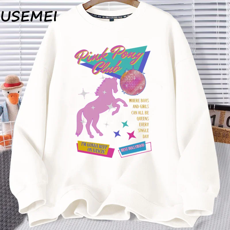 Chappell Roan Sweatshirt PINK PONY CLUB Hooded Midwest Princess Tour Hot To Go Fans Concert Sweatshirts Music Lover Sweatshirt