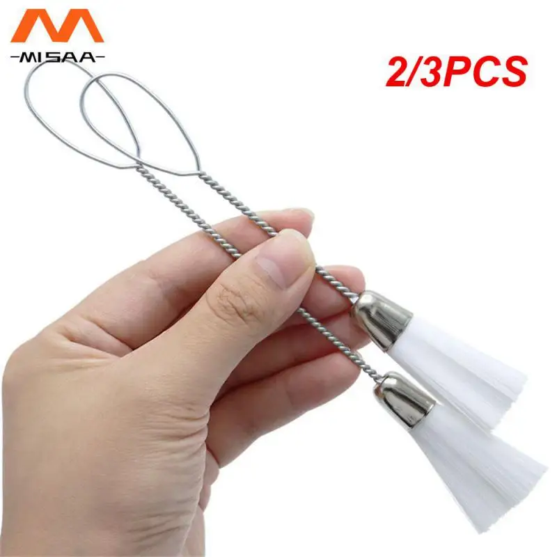 2/3PCS Keyboard Clean Brush Tail Multi-function Double Ended Stainless Steel Wire Home Supplies Sewing Machine Cleaning Brush