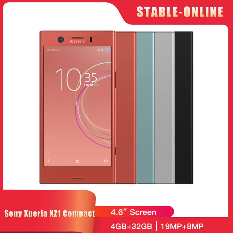 Original Sony Xperia XZ1 Compact G8441 SO-02K 4G Mobile Phone 4.6