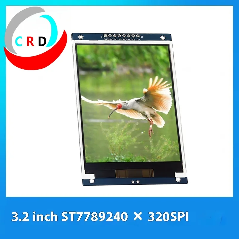 Chanruida 3.2 inch TFT liquid crystal display LCD module 240 × 320 full color ST7789V bare screen SPI esp32  arduino display