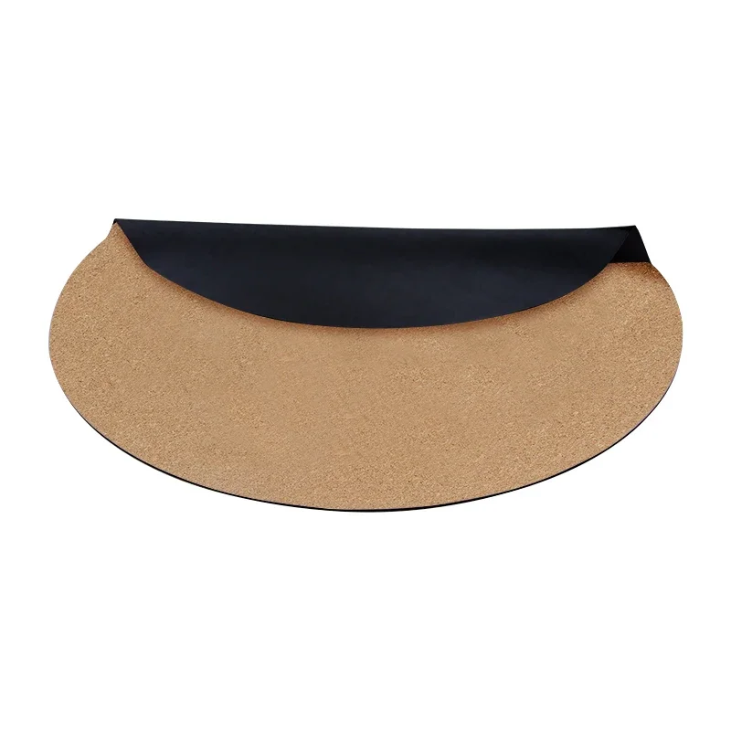 Premium Meditation 140cm 4.5mm Organic Non Toxic Natural Rubber Custom Large Round Circle Cork Yoga Mat