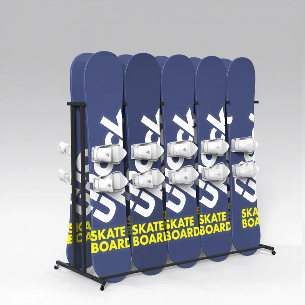 Custom Board Storage Display Rack Single Double Snowboard Skateboard Longboard Surfboard Indoor Placement Stand