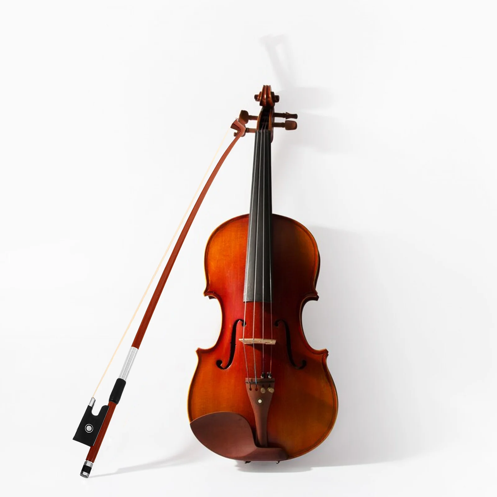 

Violin Bow Solid Wood Corrector Replacement Accessories Beginners Ponytail Beginner's Horsehair Instrument Accessory