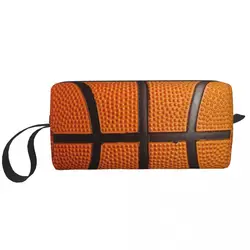 Basketball Pattern Cosmetic Bag Women Kawaii Large Capacity Sport Makeup Case Beauty Storage Toiletry Bags