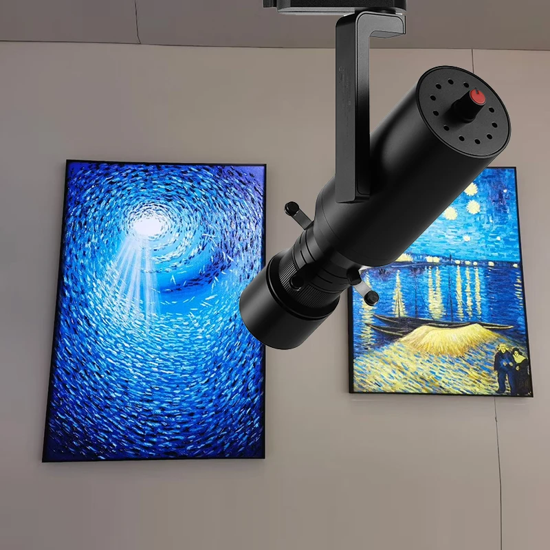 Adjustable COB LED Track Light CE/RoHS High CRI 97 Modern Art Gallery Photography Exhibits Aluminum 3 Wires Shapeable Light