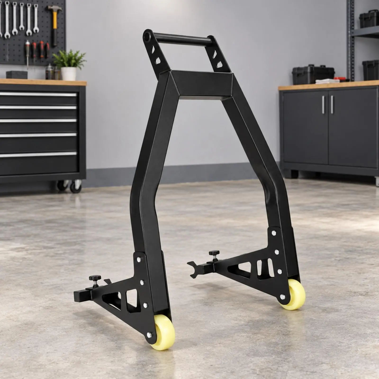 Motorcycle Rear Stand Heavy Duty Rear Paddock Stand Adjustable for Motorcyclists, Mechanics, Chain Maintenance, Garage, Workshop