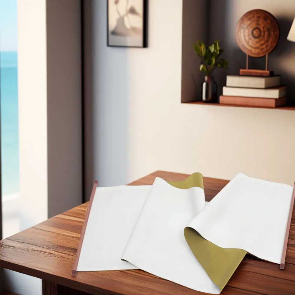 

2 шт. традиционных китайских каллиграфических ковриков для письма водой, чистые свитки для практики каллиграфии для начинающих, художественная каллиграфия