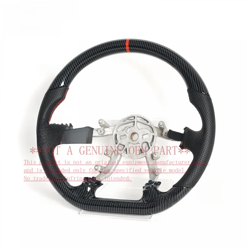 For Chevrolet Corvette C5 00 Wood Modified Steering Wheel Horn Cover Shell Decorative