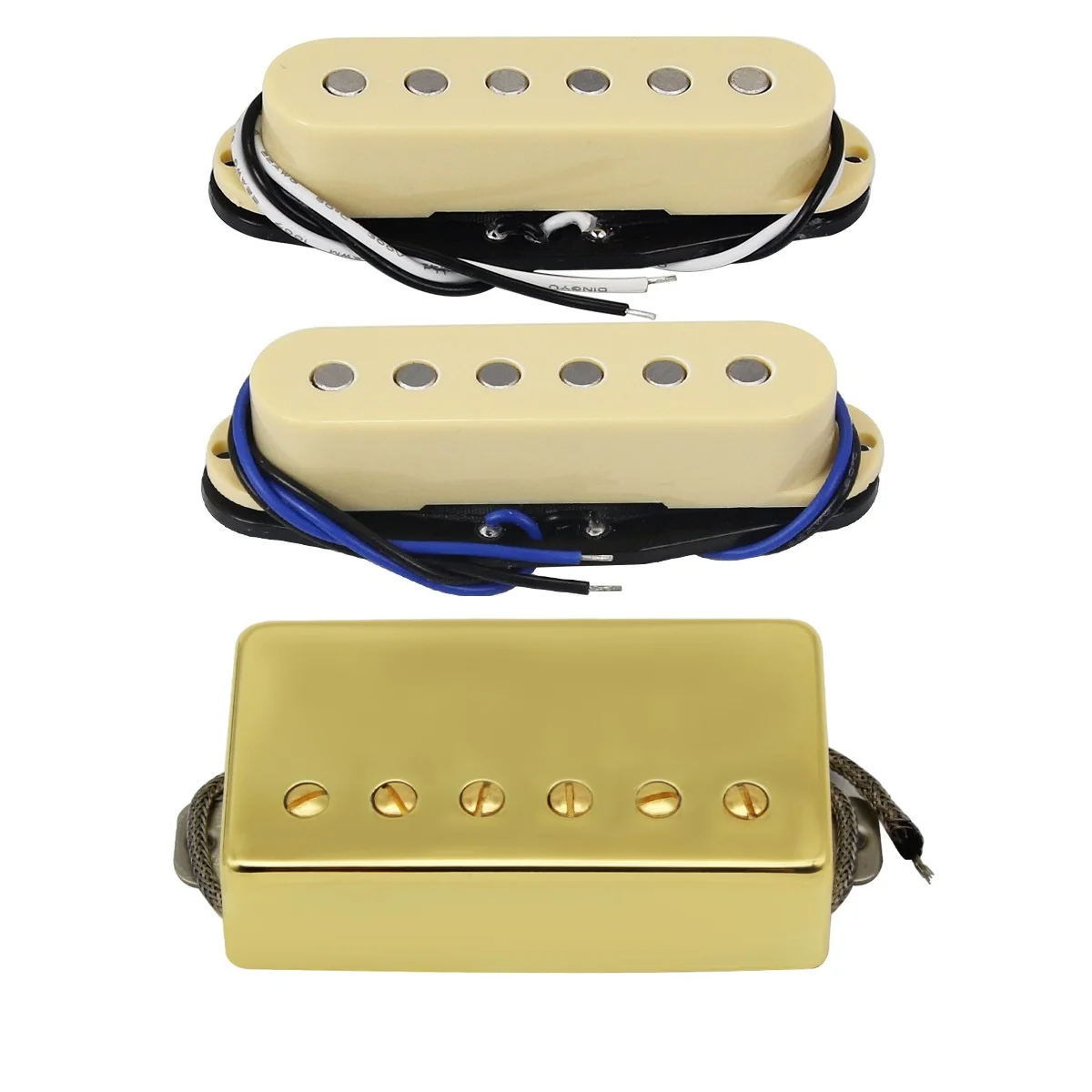 

FLEOR 3 шт. SSH набор звукоснимателей для электрогитары-одинарная катушка и хамбакер 8K гитарные детали