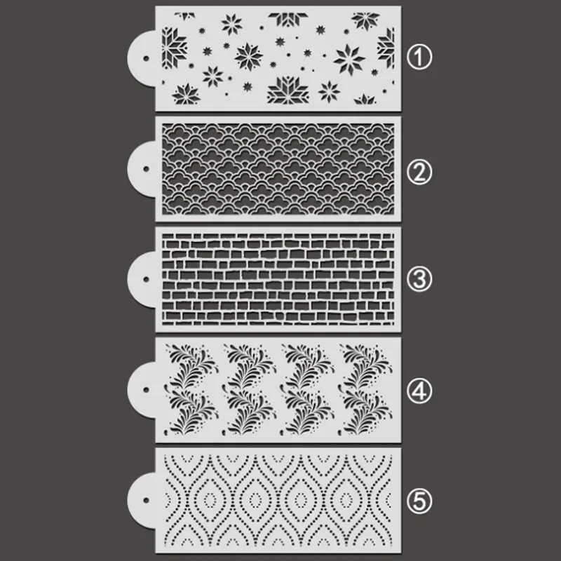 

1 шт. 15*39 см трафарет для торта с цветком DIY настенный шаблон для рисования декоративный журнал для скрапбукинга принадлежности для тиснения многоразовые