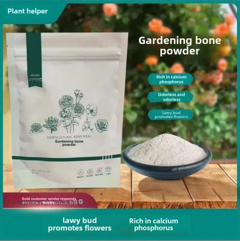 Poudre d'os organique, essence florale, acides gras sans sel, pour plantes succulentes multiples, jardinage, usage domestique, promotion du calcium