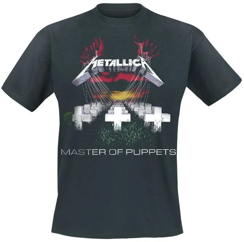تي شيرت جديد من Master of Puppets _ Metallica فاخر عالي الجودة لكل من الرجال والنساء قميص Y2k 2026 صيفي #3