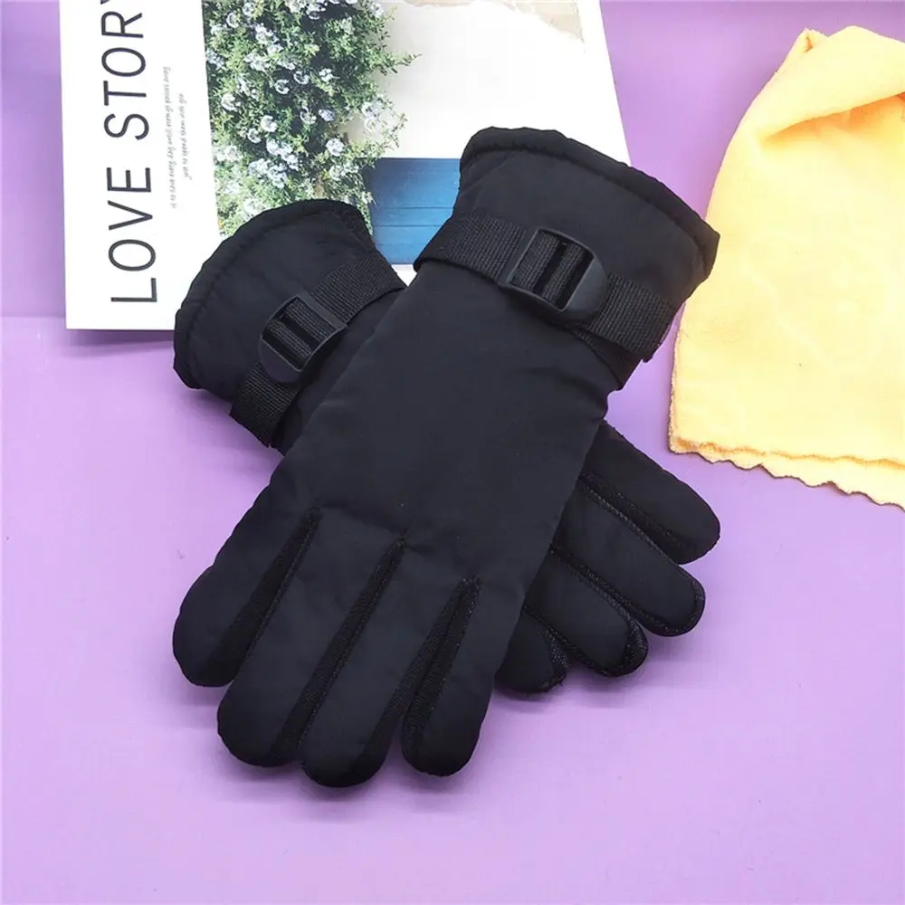 Guantes cálidos de nieve para niños y adultos, esquí, Snowboard, a prueba de viento, impermeable, grueso, mantiene el calor, invierno, nuevo