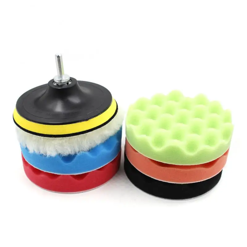 2/3/4PCS Inch Roundness Polishing Waxing Buffing Pad Sponge Kit Set for Car Polisher For Auto Car Detail Polishing