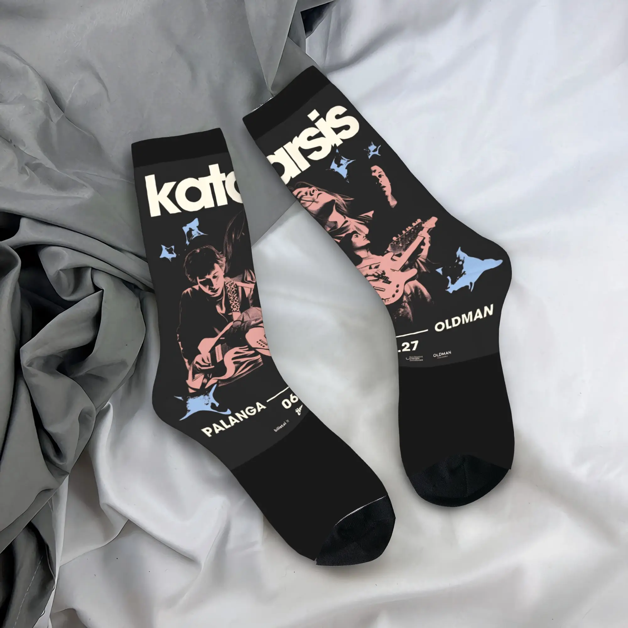 Calcetines Katarsis Tavo Akys de Lituania, calcetines con patrón, calcetines antideslizantes para hombre, calcetines divertidos de calidad para otoño, calcetines para ciclismo